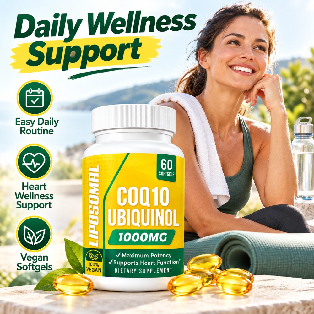 CoQ10 유비퀴놀 소프트젤 |   1000mg 리포좀 - Coq10 Ubiquinol Softgel 리뷰 및 가격