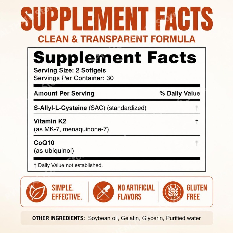 무취 숙성 마늘 소프트젤 (CoQ10 유비퀴놀 & K2 - Coq10 Ubiquinol Softgel 리뷰 및 가격
